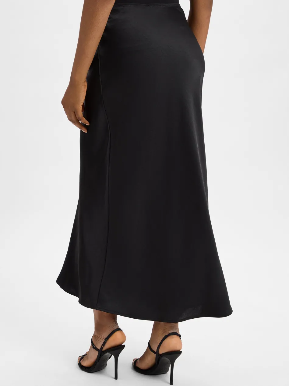 Damen Satin-Maxirock - Vicky