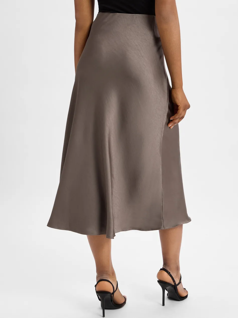 Damen Satin-Maxirock - Vicky