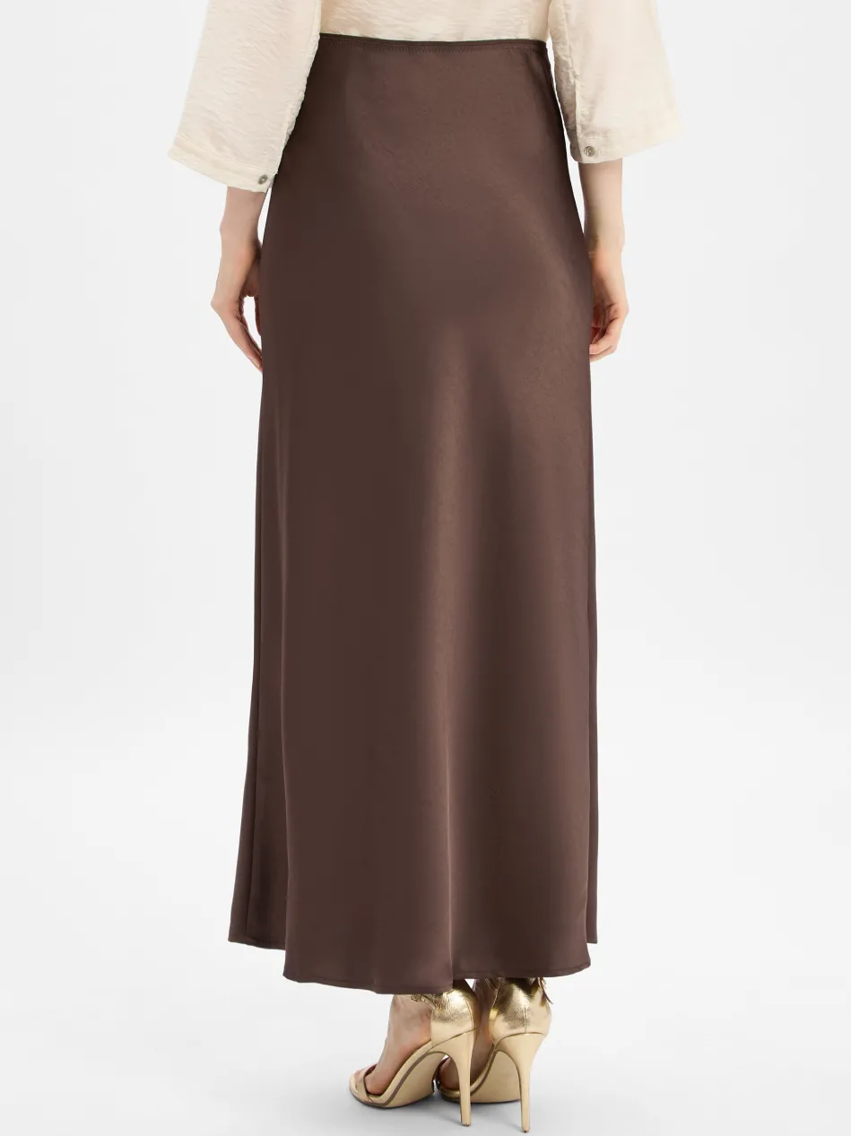 Damen Satin-Maxirock - Vicky