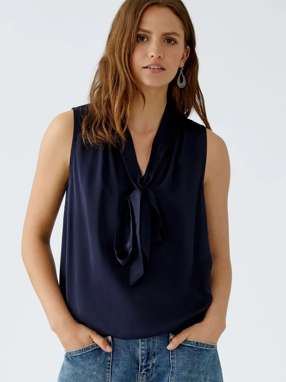 Damen Schluppenbluse