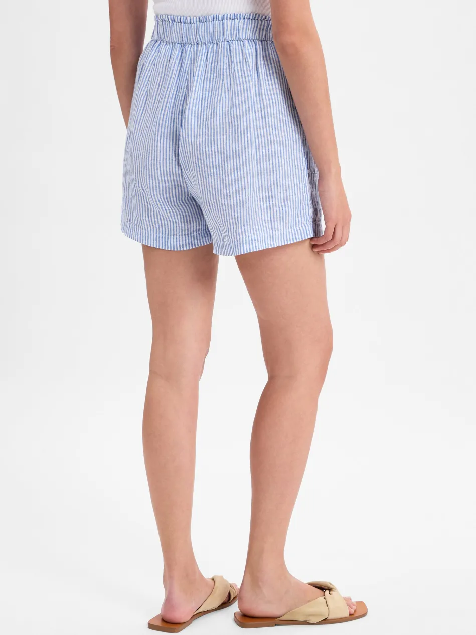 Damen Shorts aus reinen Leinen