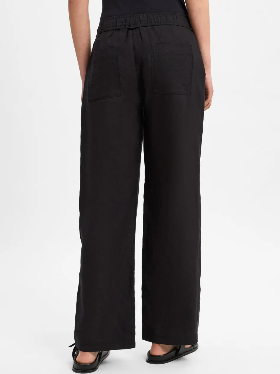 Damen Stoffhose aus Leinen - Chiara Belt