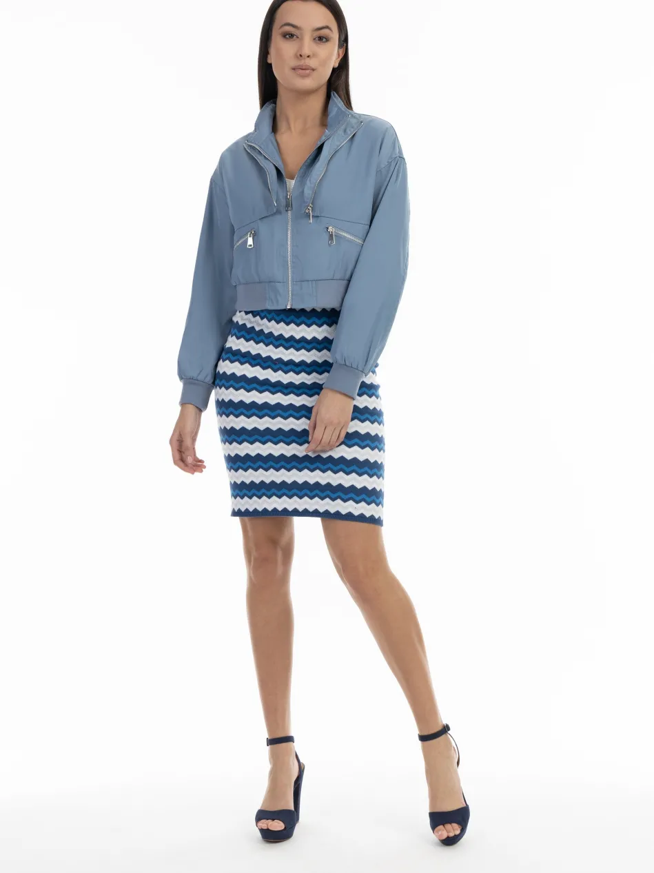 Damen Strick Midirock