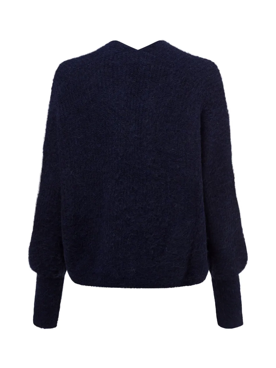 Damen Strickhülle mit Alpakaanteil - East19A