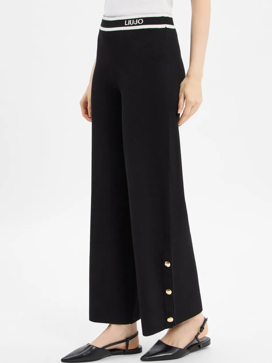 Damen Strickhose mit Seiden-Anteil