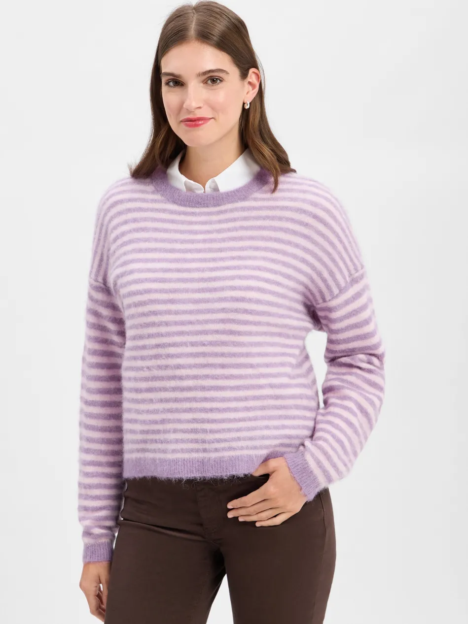 Damen Strickpullover mit Alpaka-Anteil - Nenybay