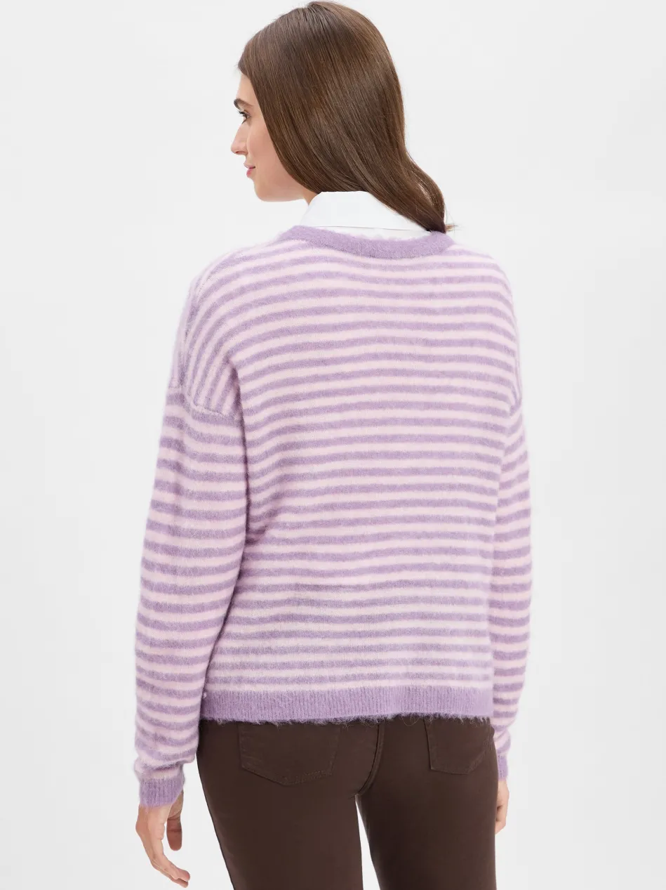 Damen Strickpullover mit Alpaka-Anteil - Nenybay