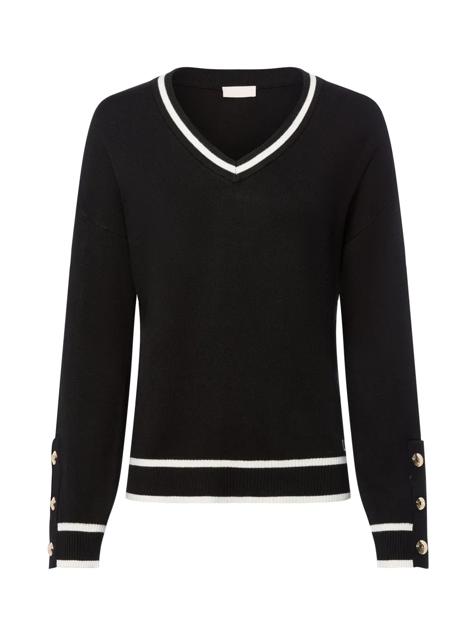 Damen Strickpullover mit Seidenanteil - Maglia Chiusa