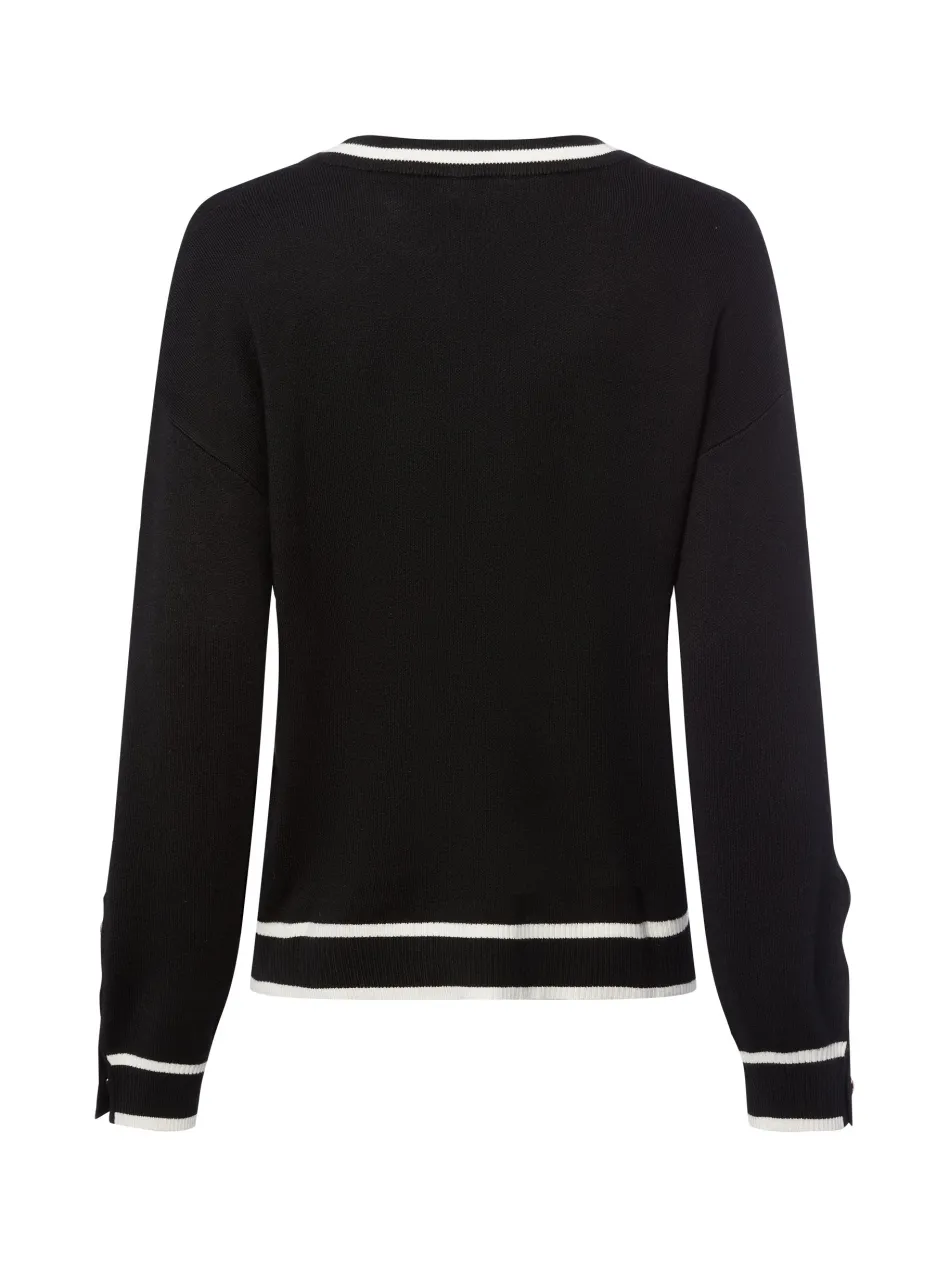 Damen Strickpullover mit Seidenanteil - Maglia Chiusa