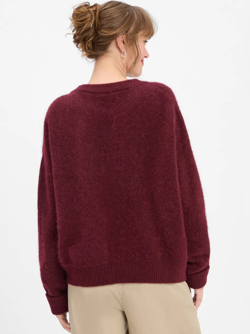 Damen Strickpullover mit Alpaka-Anteil - Gaspacho Chine