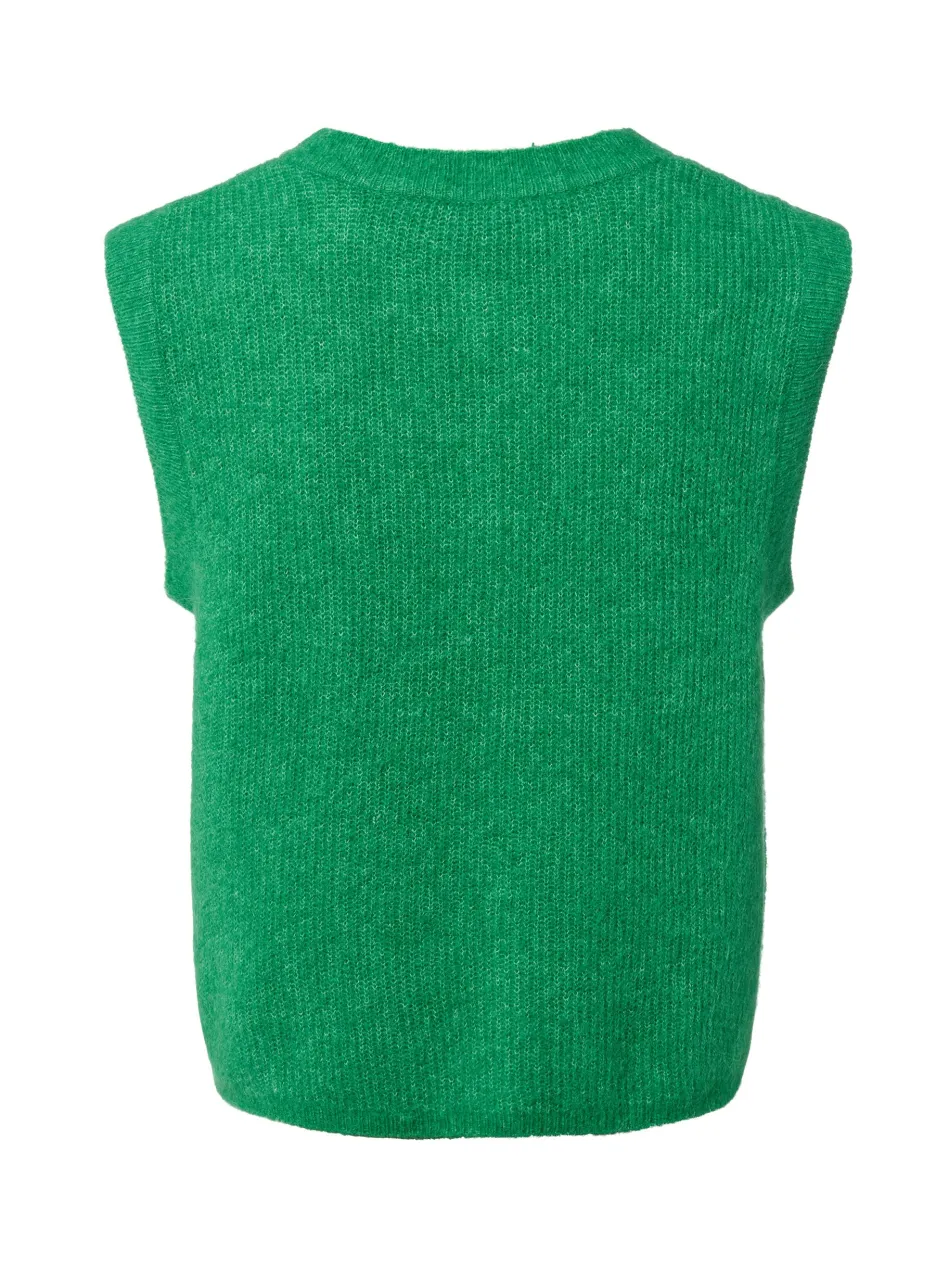 Damen Strickweste mit Alpaka- und Wollanteil - MMAlmine