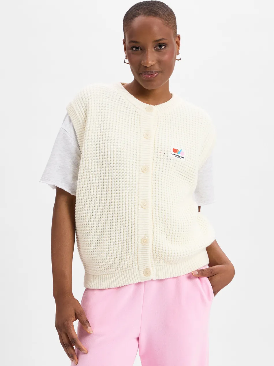 Damen Strickweste mit Alpaka-Anteil - Crashway