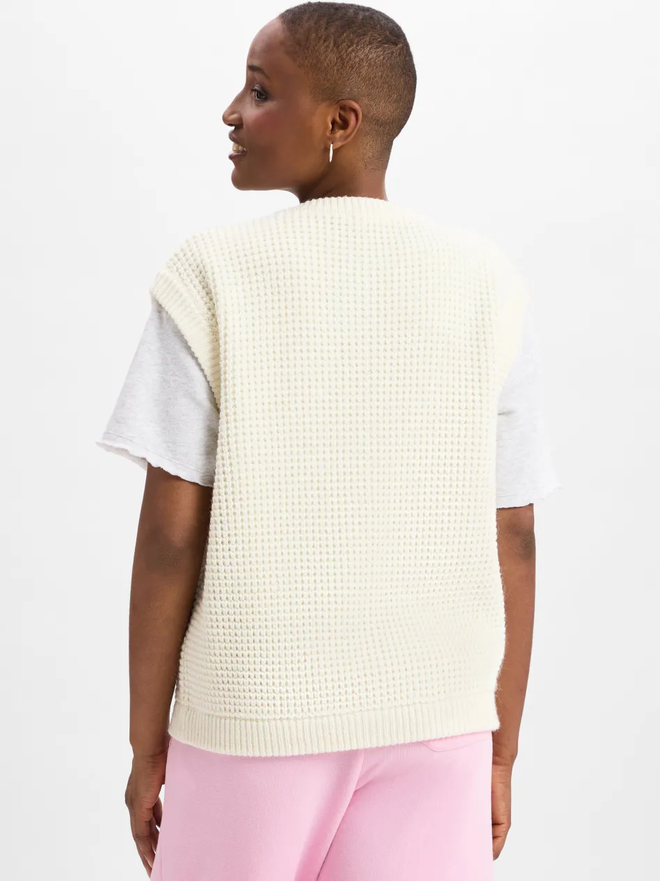 Damen Strickweste mit Alpaka-Anteil - Crashway