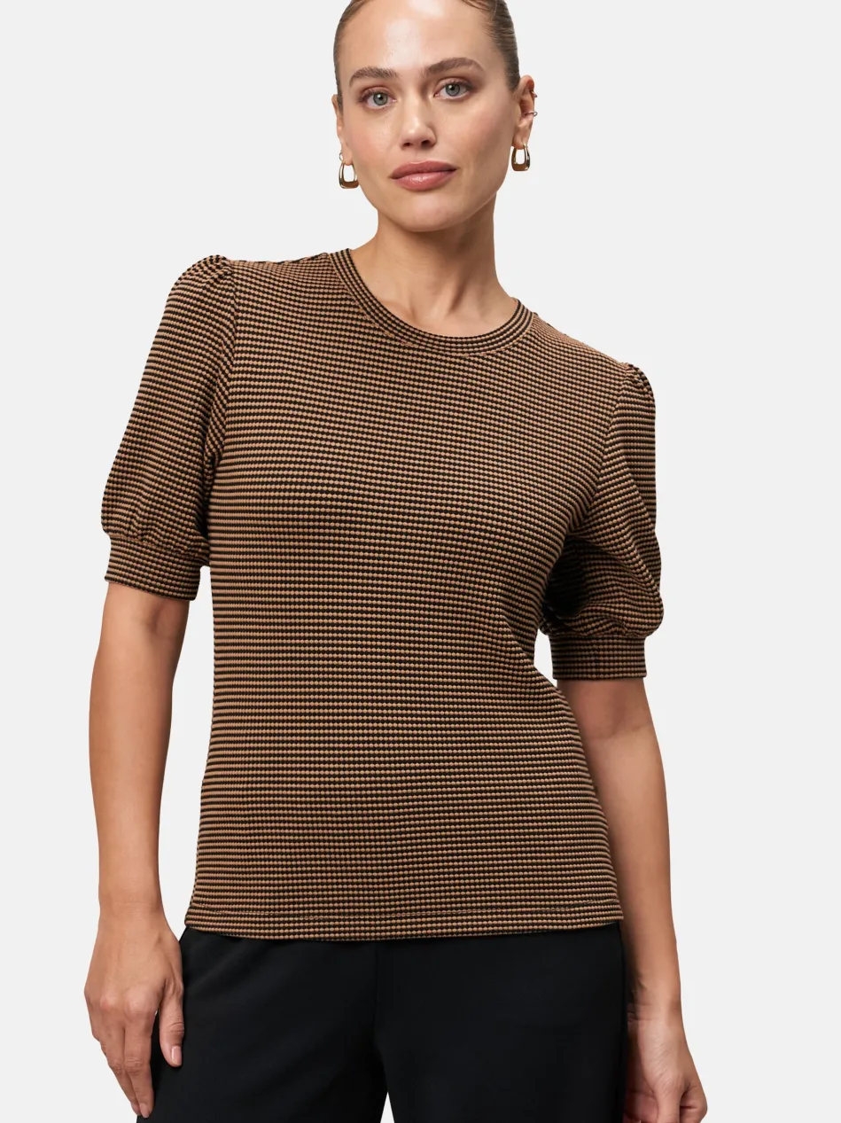Damen Strukturshirt