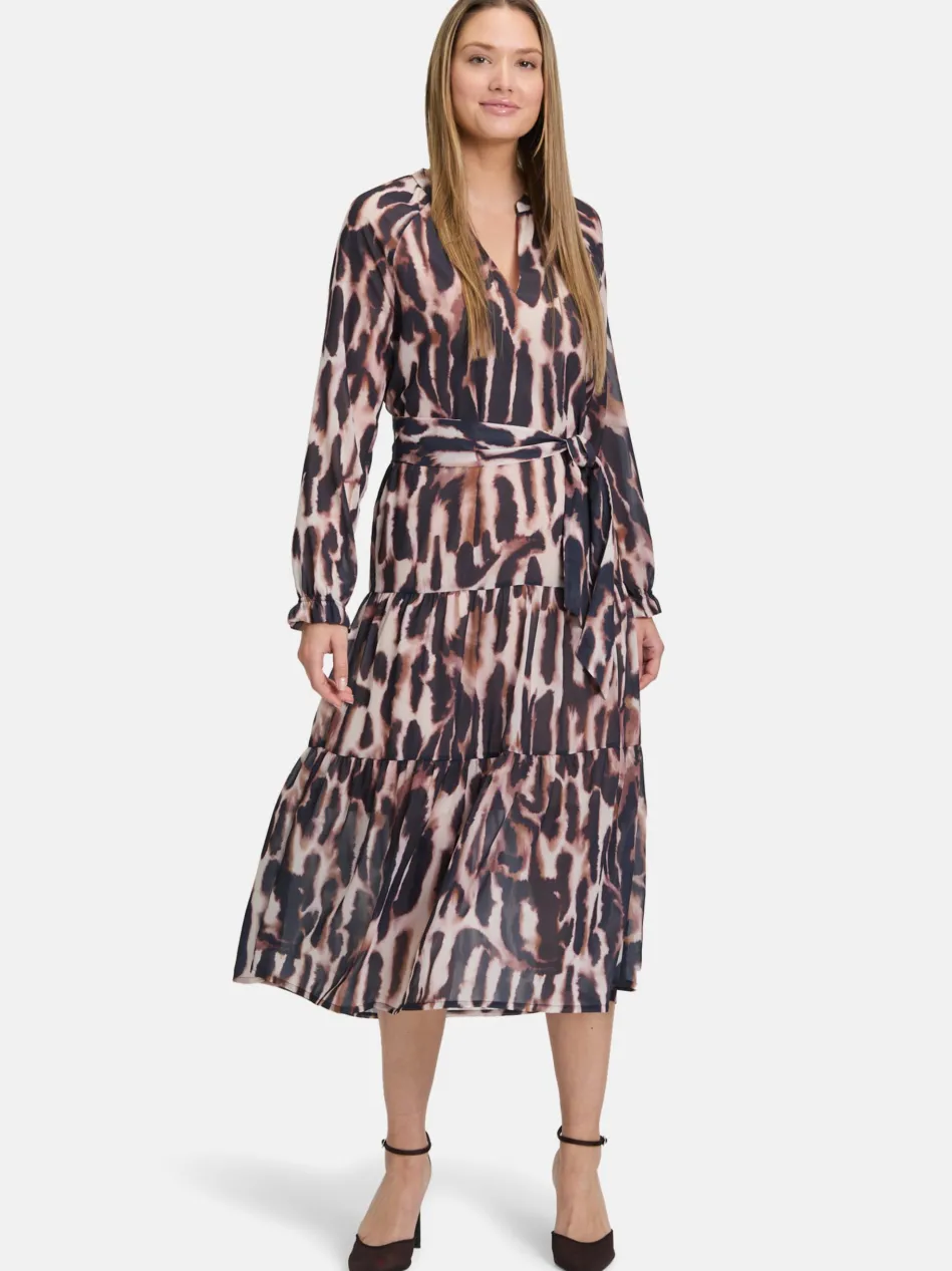Damen Stufenkleid