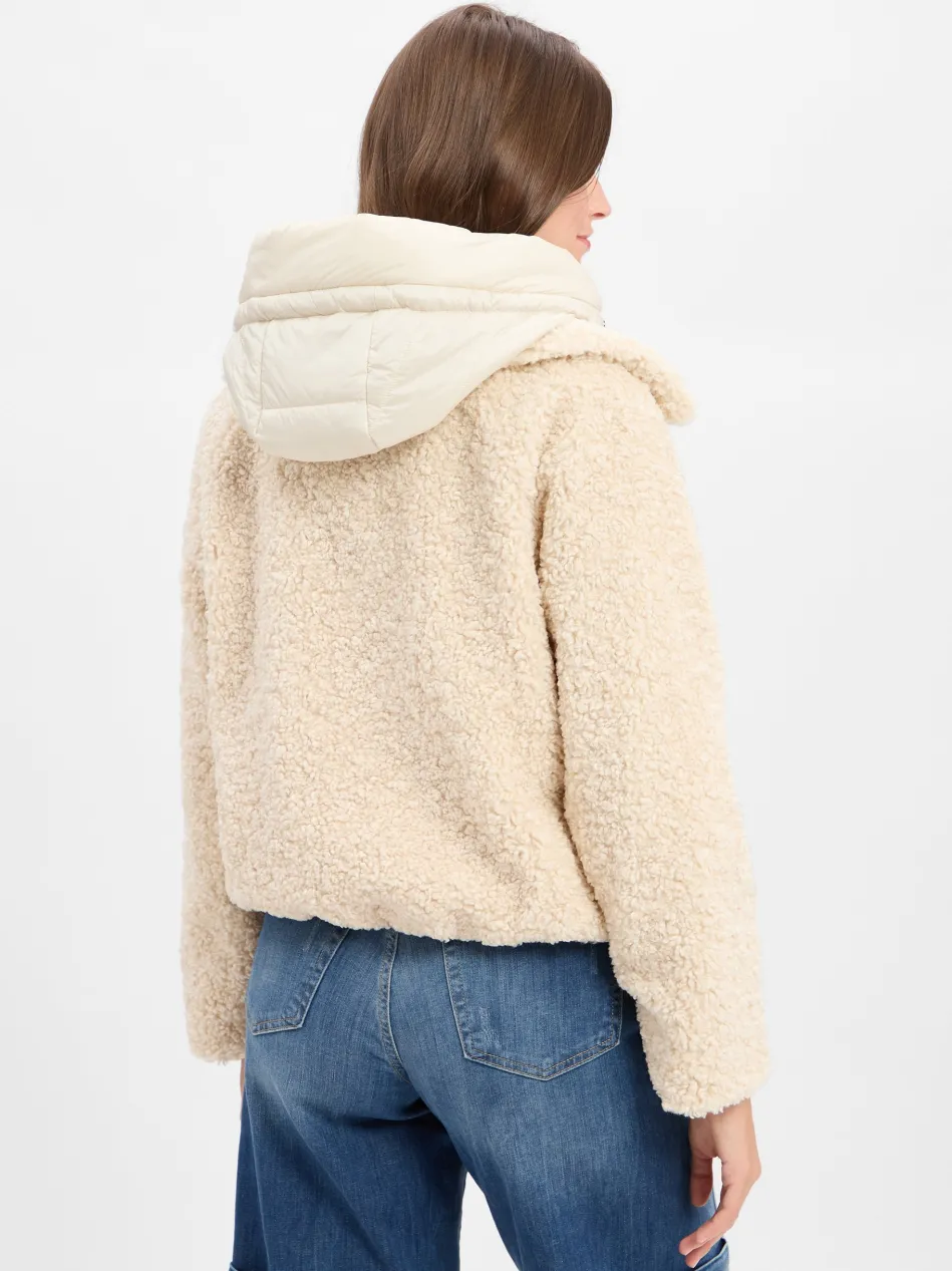 Damen Teddyfell-Jacke