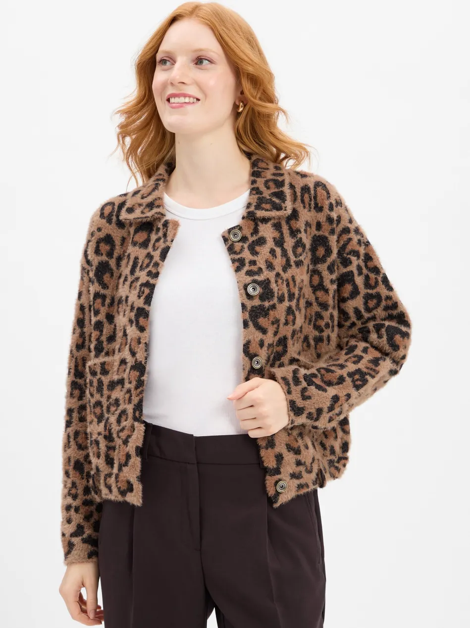 Damen Teddyfell-Jacke - Bubbly