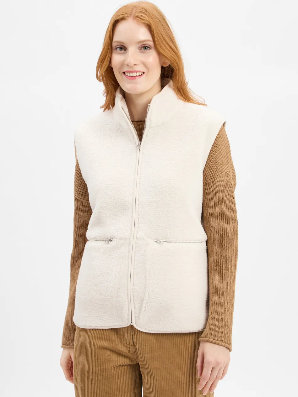 Damen Teddyfell-Weste
