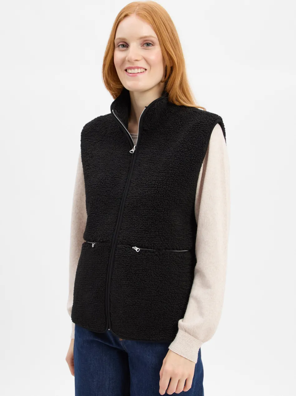 Damen Teddyfell-Weste