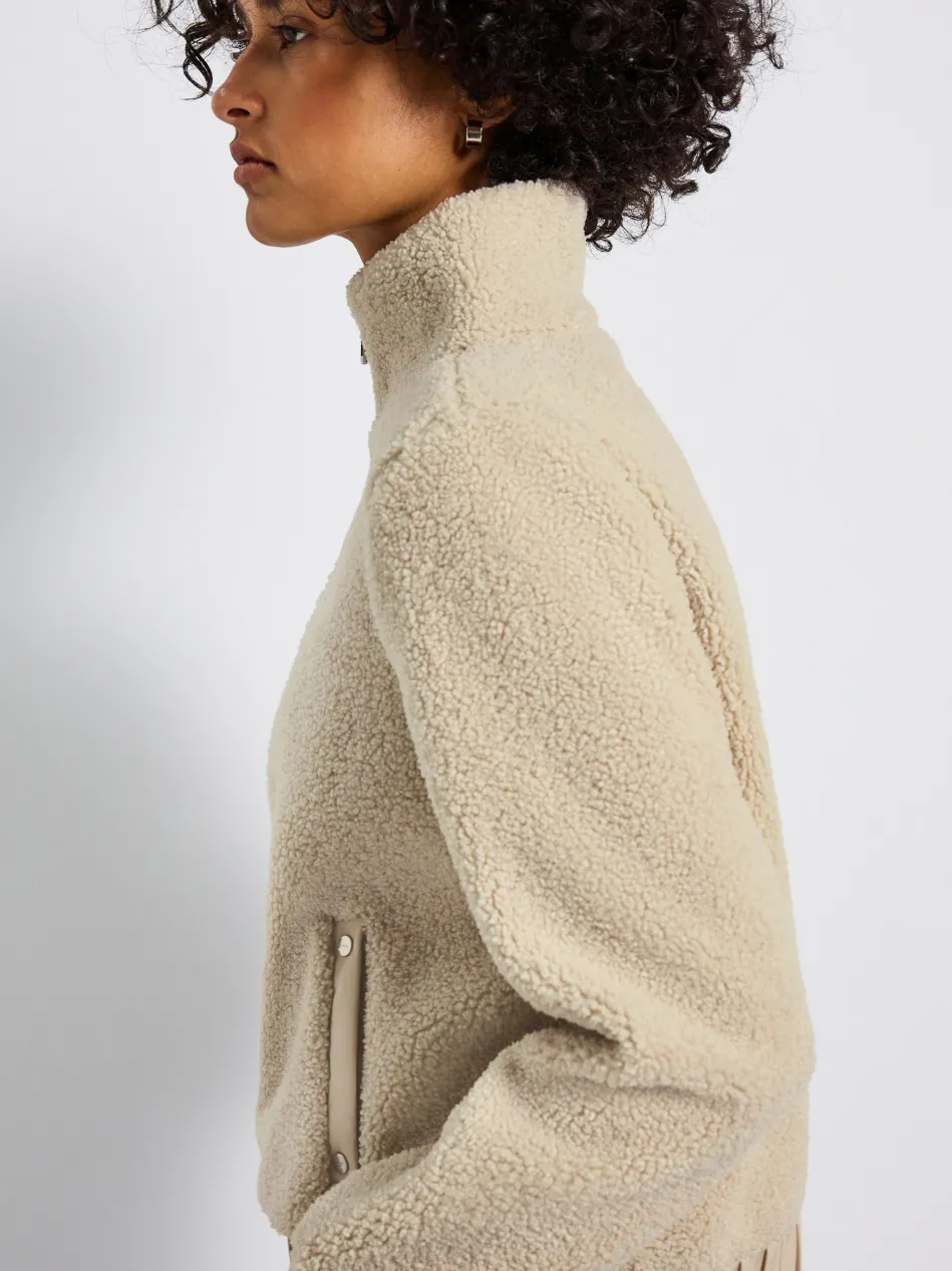 Damen Teddy-Jacke