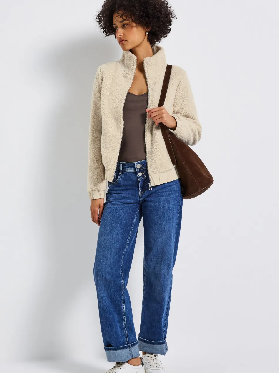Damen Teddy-Jacke