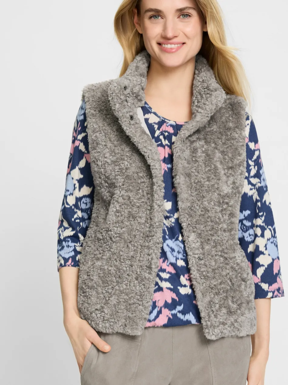 Damen Teddy-Weste