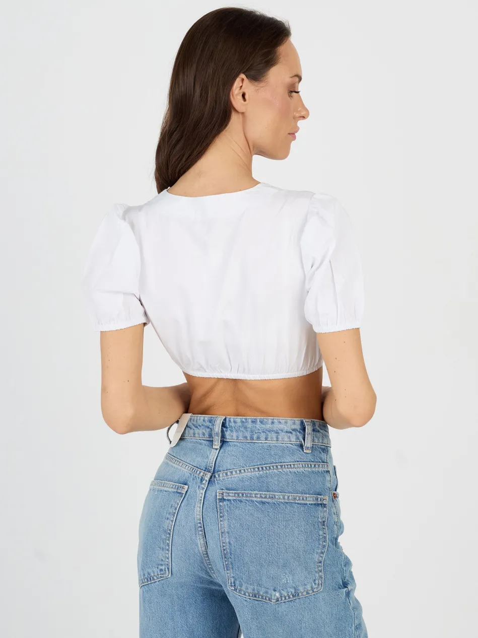 Damen Trachtenbluse
