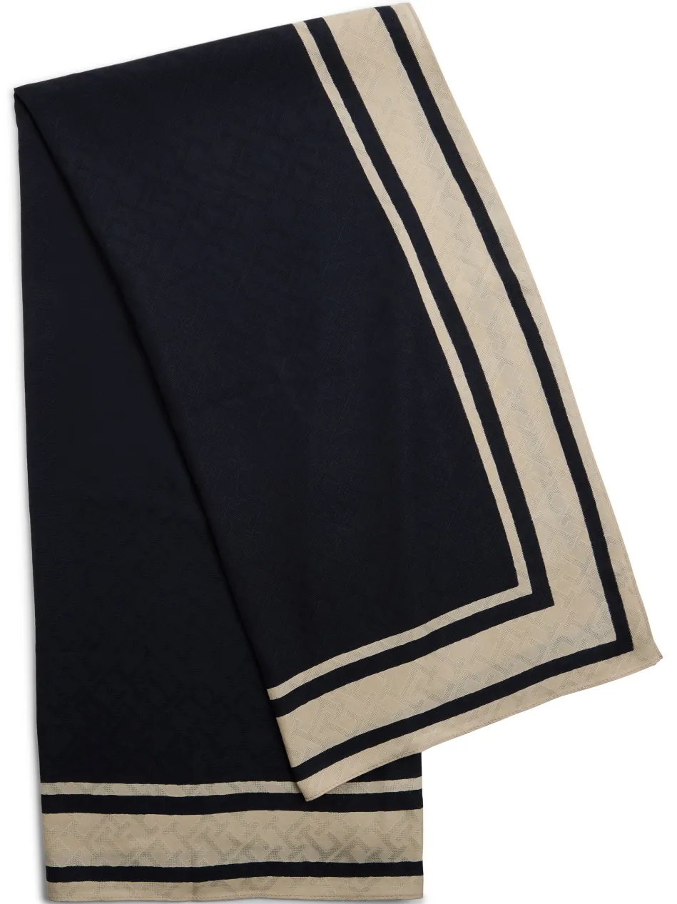 Damen Tuch mit Seiden-Anteil