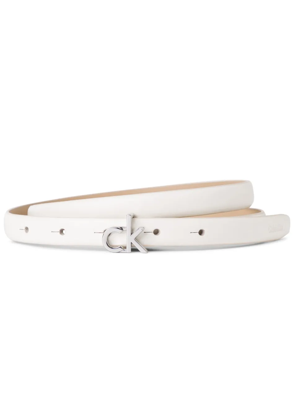 Damen Gürtel aus Nappaleder - CK Buckle Skinny Belt