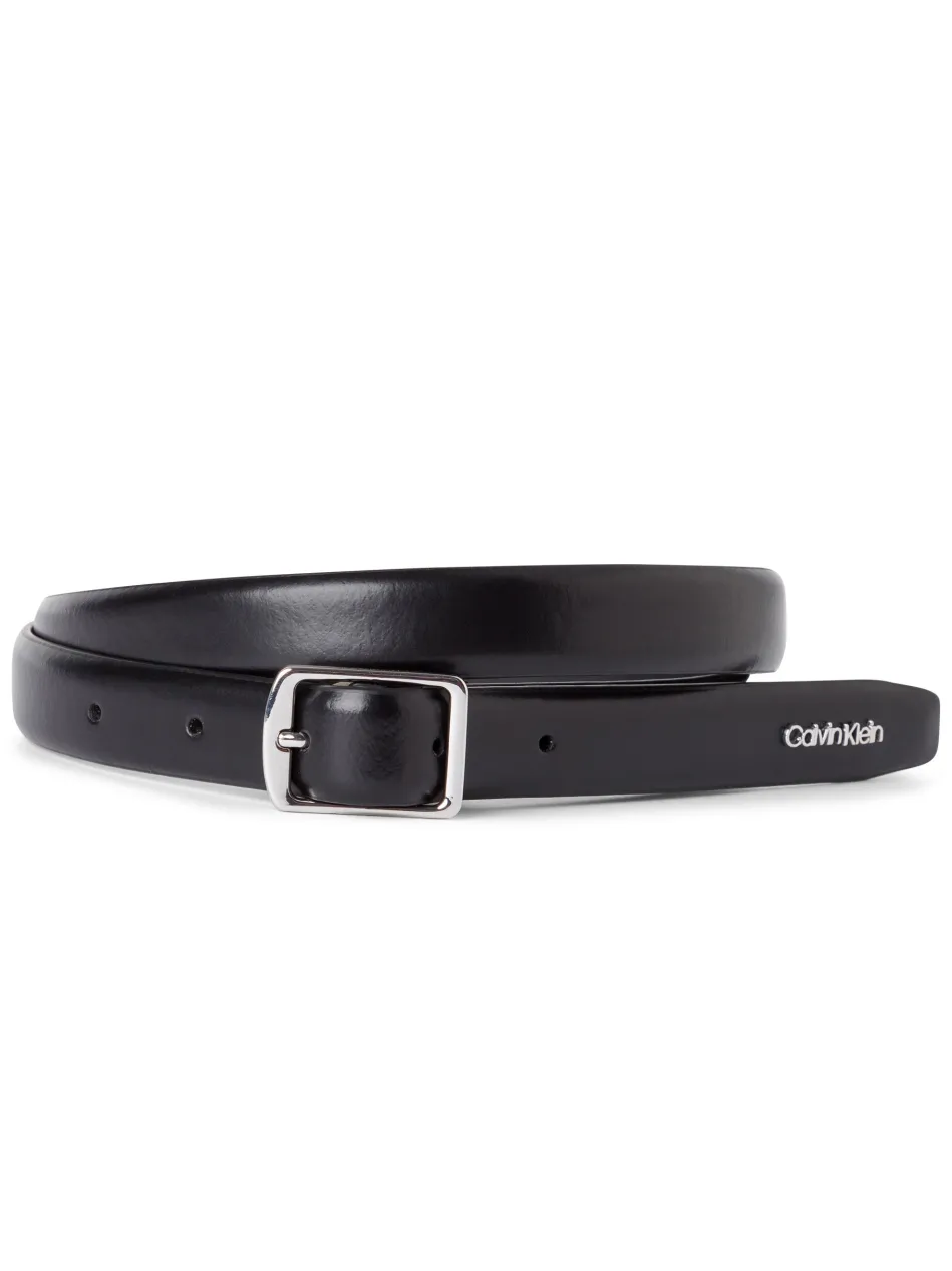 Damen Gürtel aus Nappaleder - Slim Square Buckle Belt