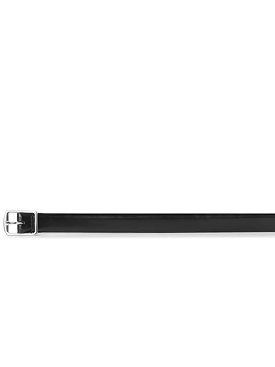 Damen Gürtel aus Nappaleder - Slim Square Buckle Belt